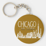 Chicago My Town Keychain