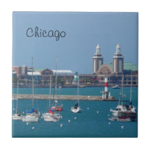 Chicago Navy Pier Ceramic Tile