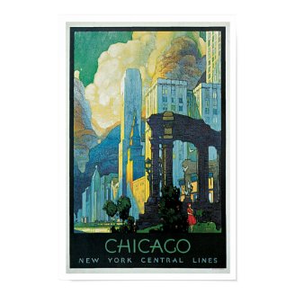 Chicago ~ New York Central Lines Poster