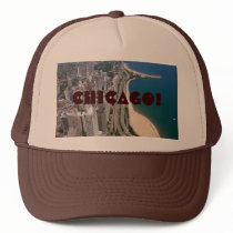 Chicago panoramic view mesh hat