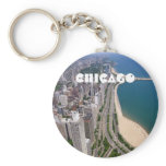 Chicago panoramic view keychains