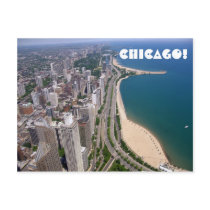 Chicago panoramic view post card