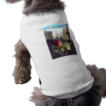 Chicago Parade of Cows Dog Tee