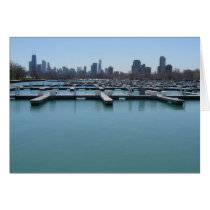 chicago piers greeting card