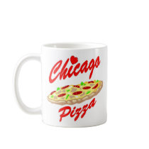 Chicago Pizza mugs by figstreetstudio Chicago Pizza mugs