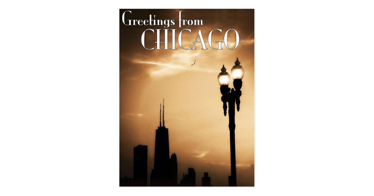 Chicago Postcard Zazzle