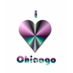 Chicago - Purple &amp; Turquoise Tee Shirt