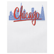 CHICAGO-RED FLYER DESIGN