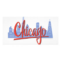 CHICAGO-RED PHOTO CARDS