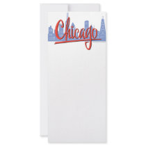 CHICAGO-RED PERSONALIZED RACK CARD