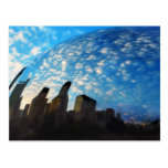 Chicago reflection , postcard postcards