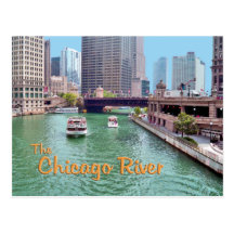 Chicago River Post Card