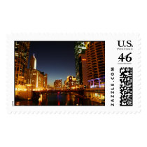 Chicago River postage
