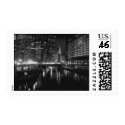 chicago river postage stamps