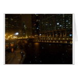 Chicago River walk along Michigan Ave. Greeting Card