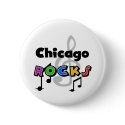 Chicago Rocks buttons by USAcities Chicago Rocks buttons