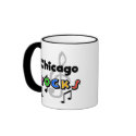 Chicago Rocks mugs by USAcities Chicago Rocks mugs