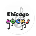 Chicago Rocks stickers by USAcities Chicago Rocks stickers