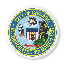 Chicago Seal Fridge Magnet
