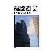 Chicago Sears Tower Stamp by czazzlem Chicago Sears Tower Stamp