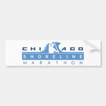 Chicago Shoreline Marathon Bumper Sticker