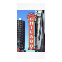 Chicago sign photo cards