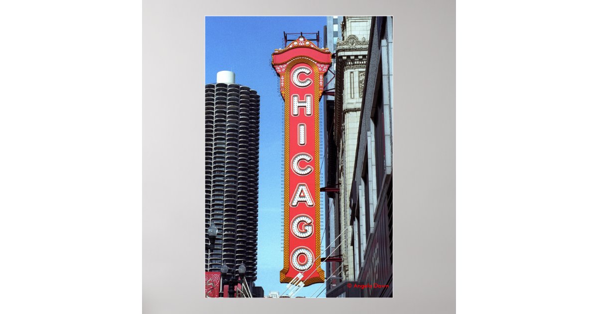 Chicago Sign Poster Zazzle