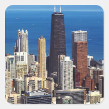 Chicago Skyline and landmarks Stickers