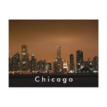 Chicago Skyline at Navy Pier Post Cards