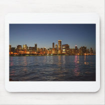 Chicago Skyline At Night Mousepad
