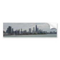 Chicago Skyline bumper stickers