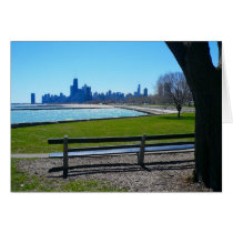 chicago skyline card
