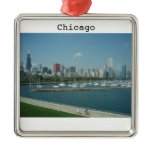 Chicago Skyline Holiday Ornament