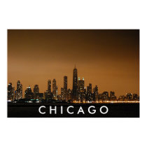 Chicago Skyline - John Hancock Center posters