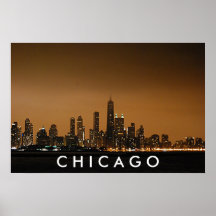 Chicago Skyline - John Hancock Center Print