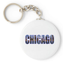 Chicago Skyline Key Chain