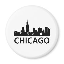 Chicago Skyline Fridge Magnets
