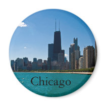 Chicago Skyline magnets by sueables Chicago Skyline magnets
