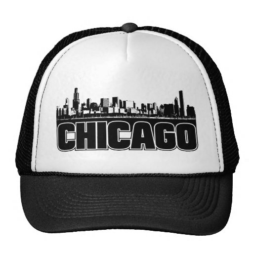 Chicago Skyline Mesh Hat