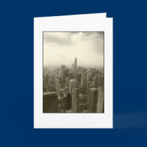 Chicago Skyline Mono cards