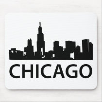 Chicago Skyline Mouse Pad