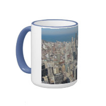 Chicago Skyline Mug by rukeman Chicago Skyline Mug