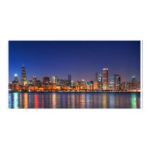 Chicago skyline photo cards