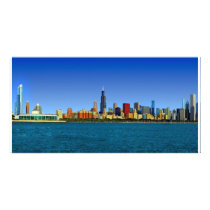 Chicago skyline photo cards