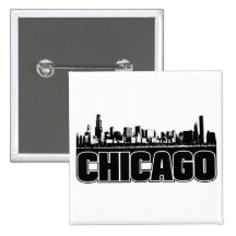 Chicago Skyline Pins