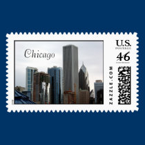 Chicago Skyline postage by raynbow_smile Chicago Skyline postage