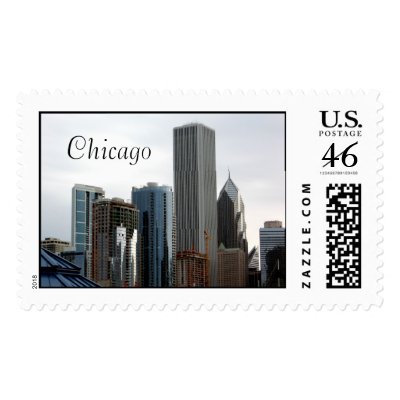 Chicago Skyline Stamp by raynbow_smile