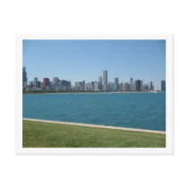 "Chicago Skyline" Postcard