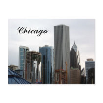 Chicago Skyline postcard