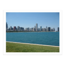 "Chicago Skyline" Postcard
